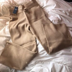 A&F | cropped sweater wide leg pants (S) - NWT